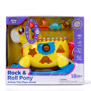 Thumbnail 1: ITSY TOTS Rock & Roll Musical Toy Pony  