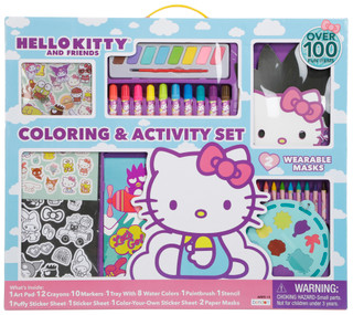 Thumbnail 1: Hello Kitty Hello Kitty and Friends Coloring and Activity Set  