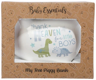 Thumbnail 2: Baby Essentials Boy's My First Piggy Bank 