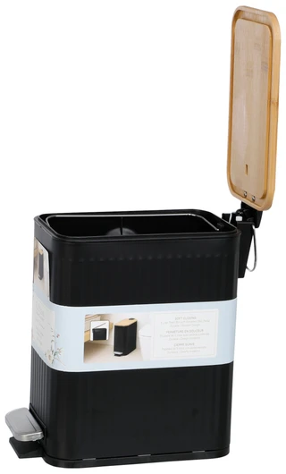 Thumbnail 2: LILLIAN AUGUST French Farmhouse 5L Slim Trash Bin w/ Bamboo Lid  
