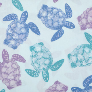 Thumbnail 2: Caribbean Joe Full 6 Pc Coastal Turtle Sheet Set 