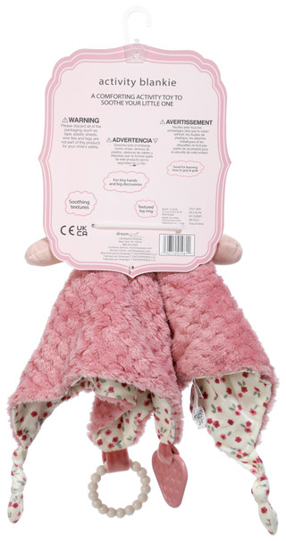 Thumbnail 2: DREAMGRO Baby Girl's Rattle Activity Blanket 