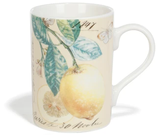 Thumbnail 2: Kent Pottery 14 OZ Antique Lemons Chintz Mug  