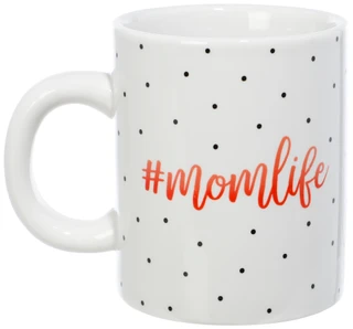Thumbnail 1: Pearhead 13 Oz Polka Dot Mom Life Mug 