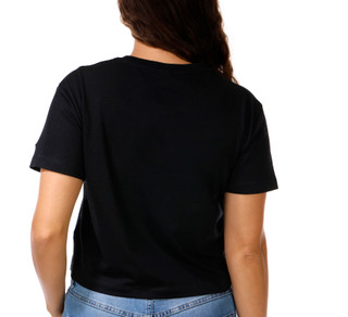 Thumbnail 2: EXIST Junior's Short Sleeve Rhinestone Cross Tee 