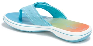 Thumbnail 3: Clarks Women's Breeze Reyna Casual Thong Sandals  