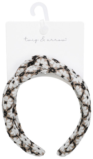Thumbnail 1: TWIG & ARROW Floral Headband Hair Accessory 