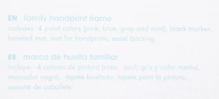 Thumbnail 3: Pearhead Family Handprint Frame 
