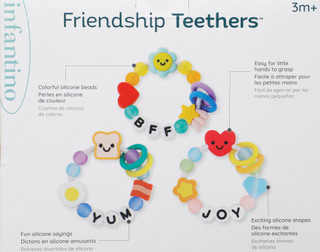 Thumbnail 2: Infantino Baby's 3 Pk Friendship Teethers 