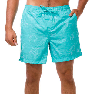 Thumbnail 1: Eddie Bauer Men's Printed UPF 50 Swim Shorts 