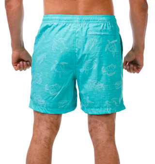 Thumbnail 2: Eddie Bauer Men's Printed UPF 50 Swim Shorts 