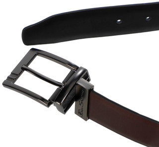 Thumbnail 2: Ben Sherman Men's Reversible Leather Feather Edge Belt 