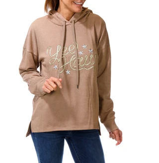 Thumbnail 1: Anneliese Women's Yee Haw Rope & Stars Hoodie 
