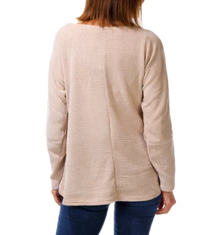 Thumbnail 2: Chenault Women's Embroidered Long Sleeve Chenille Top 