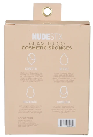 Thumbnail 2: Nudestix 4 Pk Nude Cosmetic Sponges 