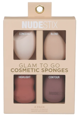 Thumbnail 1: Nudestix 4 Pk Nude Cosmetic Sponges 