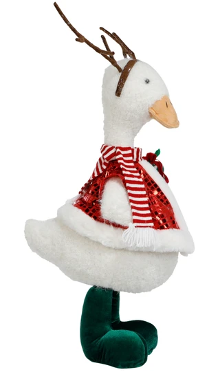 Thumbnail 2: Magical Season 24 in Christmas Goose Reindeer Figurine   