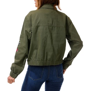 Thumbnail 2: Driftwood Women's Embroidered Button Down Coat 