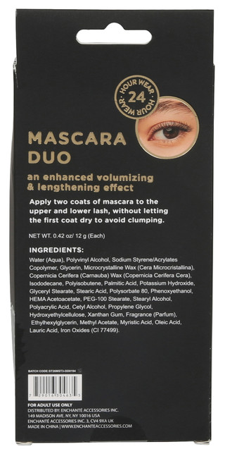 Thumbnail 2: Ellen Tracy 2 Pk Volumizing & Lengthening Mascara Set  