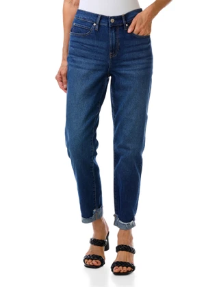Thumbnail 1: Nicole Miller Women's High Rise Ankle Slim Jeans 