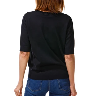 Thumbnail 2: DKNY Women's V-Neck Sweater Top 