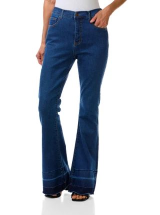 Thumbnail 1: Oliver Logan Women's High Rise Flare Jeans 