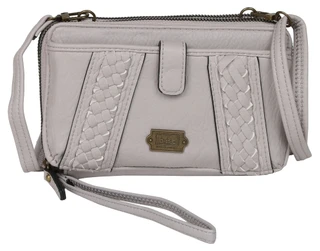 Thumbnail 1: Boc Braided Trim Multi-Compartment Crossbody Bag 