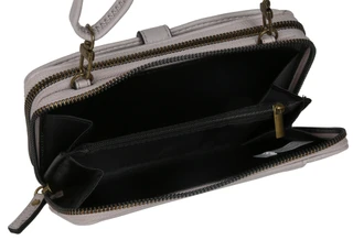 Thumbnail 2: Boc Braided Trim Multi-Compartment Crossbody Bag 