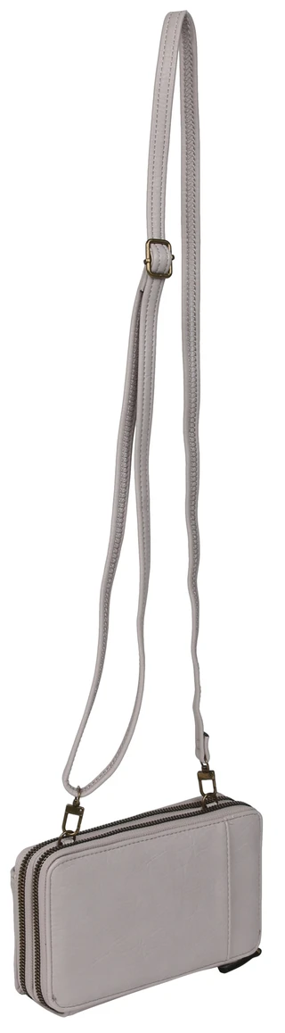 Thumbnail 3: Boc Braided Trim Multi-Compartment Crossbody Bag 