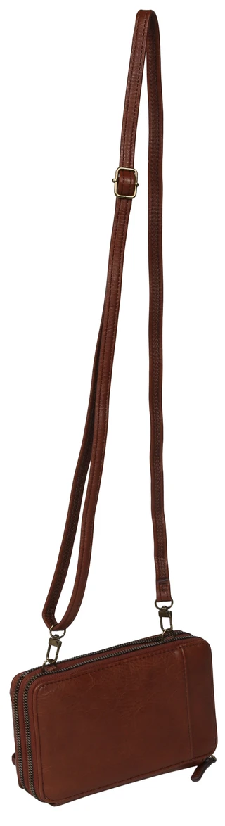 Thumbnail 3: Boc Braided Trim Multi-Compartment Crossbody Bag 