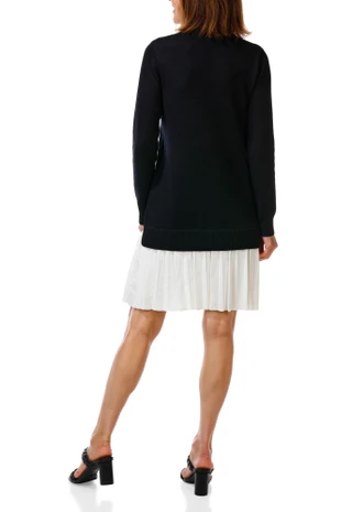 Thumbnail 2: TAYLOR Women's Pleated Hem Knit Dress 