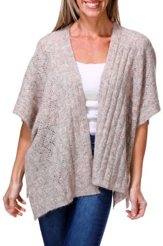 Thumbnail 1: Vince Camuto Women's Pointelle Knit Open Topper 