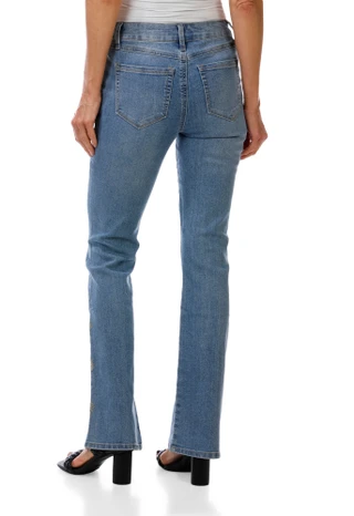Thumbnail 2: 1822 Denim Women's Embroidered Bootcut Jeans 