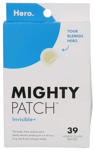Thumbnail 1: HERO 39 Pk Mighty Invisible Pimple Patches 