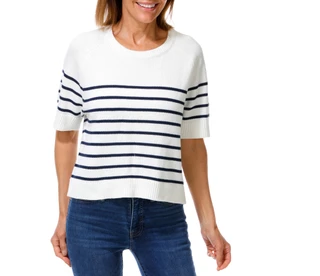Thumbnail 1: Vigoss Juniors Short Sleeve Pullover Sweater 