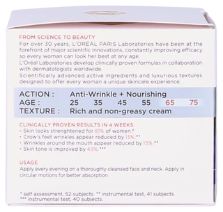Thumbnail 4: L'OREAL 1.7 oz Anti-Wrinkle Fortifying Night Cream 