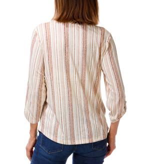 Thumbnail 2: Joie De Vivre Women's 3/4 Sleeve Split Neck Top 