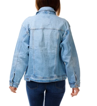 Thumbnail 2: RFM Women's Boyfriend Denim Jean Jacket 