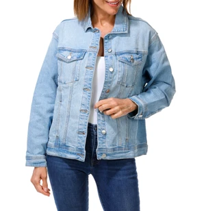 Thumbnail 1: RFM Women's Boyfriend Denim Jean Jacket 