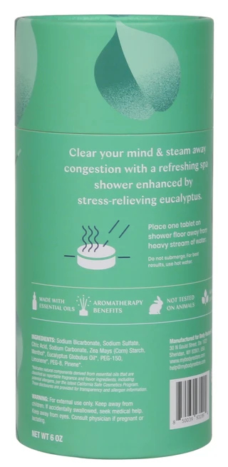 Thumbnail 2: BODY RESTORE Eucalyptus Aromatherapy Shower Steamer Tablets 