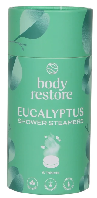 Thumbnail 1: BODY RESTORE Eucalyptus Aromatherapy Shower Steamer Tablets 