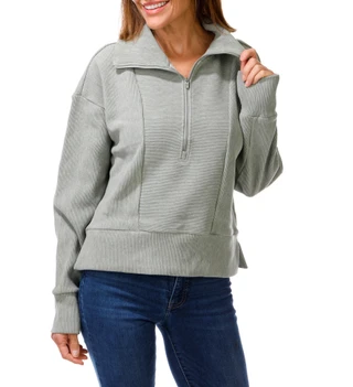Thumbnail 1: Thread & Supply Women's Recreation 1/2 Zip Jacket 