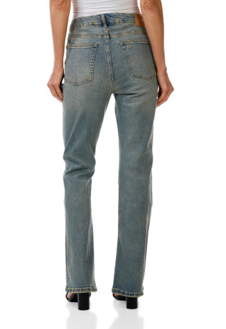 Thumbnail 2: Oliver Logan Women's Mid-Rise Relaxed Bootcut Jeans 