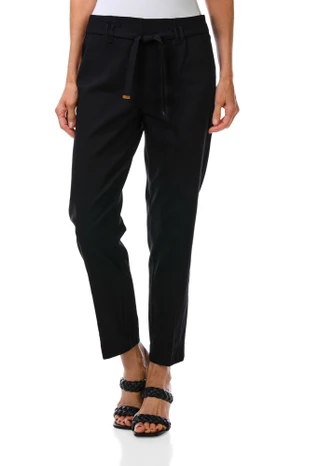 Thumbnail 1: Zac & Rachel Women's Tie Front Slim Leg Pants 