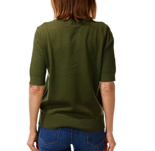 Thumbnail 2: DKNY Women's V-Neck Sweater Top 