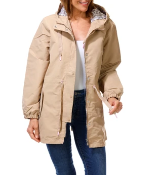 Thumbnail 1: Nicole Miller Women's Button Down Zippered Jacket w/ Hood 
