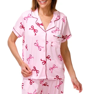 Thumbnail 2: Madden Girl Juniors 2 Pc Pajama Shirt and Pants Set 