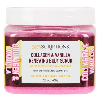 Thumbnail 1: SPASCRIPTIONS 21 oz Collagen & Vanilla Renewing Body Scrub 