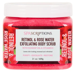 Thumbnail 1: SPASCRIPTIONS 21 oz Retinol & Rose Water Exfoliating Body Scrub  