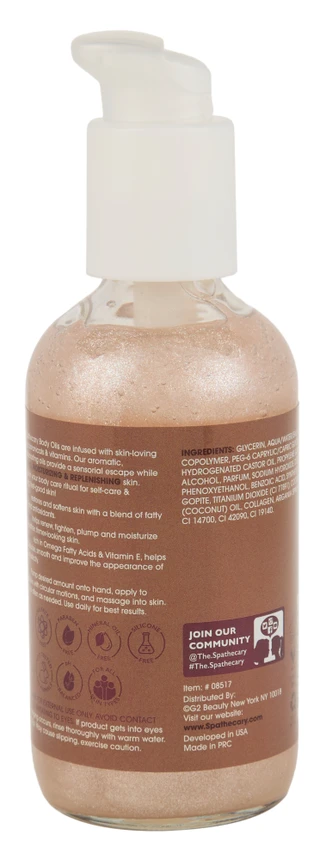 Thumbnail 2: THE SPATHECARY 8 oz Hydrating Coconut & Collagen Body Oil 